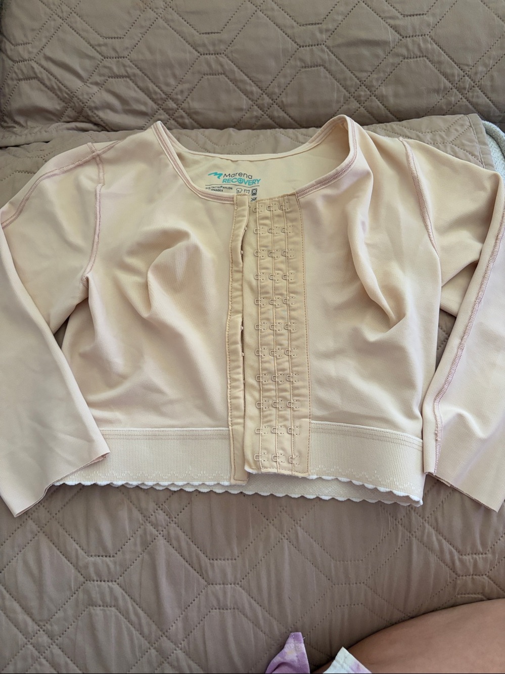 Marena Recovery Open Bust Vest - 3/4 Sleeve (Size M) - Like New